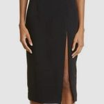 Et Ochs Samantha Strapless Midi‎ Dress Black 12 Photo 0