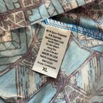 LuLaRoe  Teal Pink Madison Pocketed A-Line Shirt Size XL EUC #5709 Photo 4