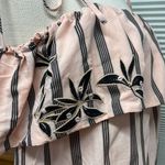 Loft  NWT Pink Striped Orchid Cold Shoulder Top Size XS Photo 5