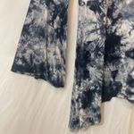 Coin 1804 Lightweight Blue White Tie Dye Lace Up V Photo 4