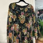 Yumi Kim Anthro  Floral Woodstock Maxi Dress Black Motif Wisteria Size XS Photo 5