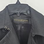 Donna Karan  Signature Women's‎ Black Longline Double-Breasted Trench Coat US 4 Photo 3