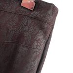 Premise  Faux Snakeskin Brown Legging Large New Photo 3