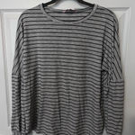 Juicy Couture Gray and Black Striped Top Photo 0
