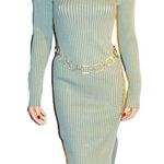 Say What Pistachio Green Sweater Dress M NWT Photo 0