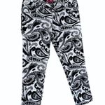 Alice + Olivia jeans paisley Capri size 4 Photo 1