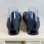 Cosmopolitan VTG 90s Women’s Loafer Square Toe Black Quiet Luxury Leather Fabric 8.5 Photo 3