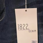 1822 Denim  Heritage Classic Denim Crop‎ Jeans in Dark Blue Indigo Wash Size 18W Photo 5