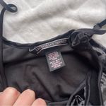 Victoria's Secret Victoria Secret 2017 black velour slip nightgown dress soft mini size XS Photo 3