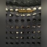 Michael Kors Black Open Knit Sheath Style Midi Semi Formal Dress Size XS NWOT Photo 3