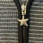 Fresh Produce Ribbed Striped Full Zip Hoodie - dark gray and silver XL Photo 2