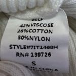 Honey Punch White Ribbed Knit Strapless Sweetheart Tube Bodysuit Top Size S Photo 4