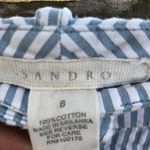 Sandro blue and white striped shorts Photo 5
