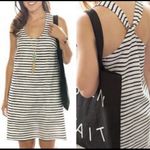 J.Crew  Black & White Striped Sleeveless Dress Size 0 Photo 1