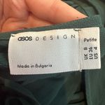 Asos Women's Emerald Green Mini Dress Open Back Size 4 Petite Holidays Christmas Photo 2