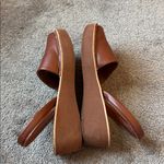 Kenneth Cole Reaction Luggage Brown Fine Glass Platform Wedge Sandals SIZE 8.5 Photo 7