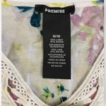 Premise NWT Floral Linen Tunic Top Size M Floral Spring Casual Photo 1