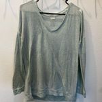 Tresics  Light Sage Green Long Sleeve Top – Size M Photo 0