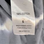 Peloton Grey Tie Dye Studio Side Slit Floral Graphic Muscle Tank Size S Photo 8