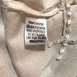 Monteau White Fringe Embellished Crop Top Medium Photo 5