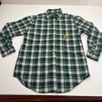 Ralph Lauren Lauren Tartan Plaid Long Sleeve Button Up Shirt Size 8 Logo Crest Photo 0