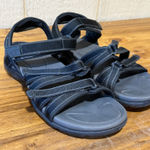 L.L.Bean Women's Black Adjustable Strap Outdoor Hiking Walking Sandals Size 9 Photo 0