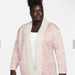 Nike NWT Yoga Therma-FIT Luxe Plus Size 1X Jacquard Reversible Cardigan Jacket Photo 3
