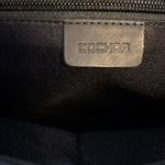 COCHOA BRAND BLACK LEATHER CROSSBODY 3 ZIP POCKETS OUTSIDE OF BAG PRELOVED Photo 3