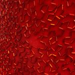 Vintage Oleg Cassini Beaded Silk Mini Dress Short Sleeves Cocktail Red Womens 6 Photo 5