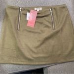 Fashion On Earth  Suede Skirt NWT Photo 0