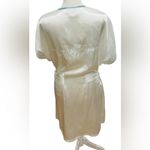 Linea Donatella Wedding White satin robe maid of honor wedding party Photo 1