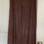 Princess Polly NWT |  women’s‎ brown velour casual pants — size 12 Photo 0