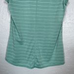 Royal Robbins Women XS Green Stripe Tank Top Ribbed Knit Stretch Gorp Granola Photo 5
