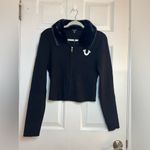 True Religion  RIBBED FAUX FUR ZIP Size XL Photo 3