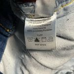 Venus Blue Denim Jeans Rhinestone Fishnet Distressed Photo 13