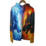 Wolves L Together Ice & Fire Hoodie Pullover Shirt Orange Size L Photo 1