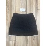 Theory NWT  TWEED MINI J Cashmere Felted Tweed Skirt Sz Medium Black
Multi $395 Photo 2
