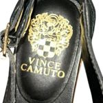 Vince Camuto  Sitara Thong Black and Gold Women's Sandals size Photo 3