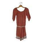 Faithfull the Brand  Red Bird Print Rio Off The Shoulder Playsuit Romper Size S‎ Photo 2