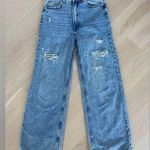 H&M Divided Distressed Wide-Leg Flare Jeans – Size 6 | Inseam 29” Photo 0