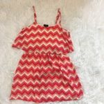 Justify  zigzag print tiered mine dress size Juniors Medium Photo 0