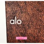 Alo Yoga Alo High-Waist Airbrush Leggings Copper Metallic Black Hi-Rise Bronze Leather XS Photo 9