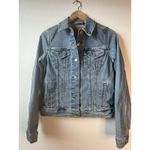 Levi's  Strauss Distressed Stretch Jean Jacket Women's Size Small Light Wash Photo 2