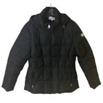 Calvin Klein XL Lined Womens Black Puffer Jacket With Hood Front Zip Closure Photo 3