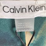 Calvin Klein forest green and tan cowl neck long sleeve top size 1X NWT Photo 5