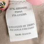 Garnet Hill Organic Pima Cotton Stretch Chino Pants Tan 44621 Women's Size 12 Photo 6