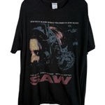 Delta SAW Movie Y2K Movie Poster Short Sleeve Promo Graphic T-Shirt  2XL Horror Photo 0