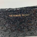Victoria's Secret  Clutch Handbag Sequence Black‎ Snap Bag Make Up Bag Photo 1