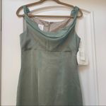 🆕 Watters | Seafoam Green Gown Cowl Neck Size 10 Photo 1