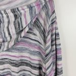 Catherines Striped Hoodie Size 1X Tunic Top 3/4 Sleeve Pullover Comfy Beachy Photo 1